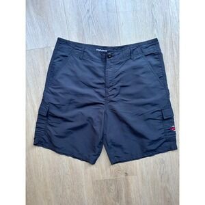 Fishworks Performance Cargo Nylon Board Shorts Black Men's Size 36